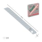 Maket Bıçağı Yedek Bıçağı 80x9 Mm İnce Yedek 10 Adet