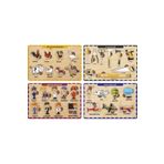 Maketçiniz 4 Adet Ahşap Bul Tak Eğitici Yapboz Puzzle Seti 1