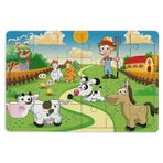 Maketçiniz Çiftliğim 24 Parça Ahşap Puzzle