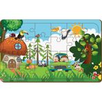 Maketçiniz Hayvanlar Alemi 24 Parça Ahşap Puzzle
