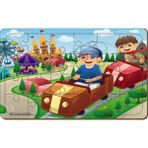 Maketçiniz Lunapark 24 Parça Ahşap Puzzle