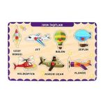 Maketçiniz PRS1020 Hava Taşıtları Ahşap Bul Tak Puzzle
