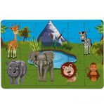 Maketçiniz Safari 24 Parça Ahşap Puzzle