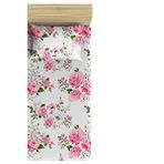 Maki Home %100 Pamuklu Çiçekli Lamus 90x190+50x70 Tek Kişilik Lastikli Çarşaf Takımı Çok Renkli