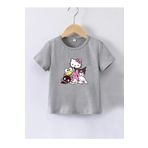 Maki Home Kaliteli Penye Kız Çocuk Baskılı Tshirt 5 6 7 8 9 10 11 12 13 14 yaş Best Friends sepette ek indirim