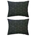 Maki Jeha Antrasit 2 Adet 50x70 cm %100 Pamuk Yastık Kılıfı