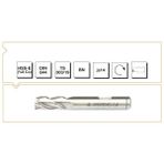 Makina Takım B00276181900 Kısa 19 mm 1 Adet Hss-E %8 Co Dın 844 Bn Parmak Freze Ucu