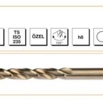 Makina Takım HSSE DIN 338 RN Altın Seri Matkap Ucu 2.5 mm - MTE B00005000250