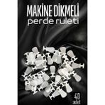 Makine Dikmeli Perde Düğmesi Perde Ruleti Perde Düğmesi 40 Adet - Çok Renkli