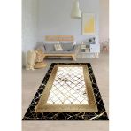 Makinede Yıkanabilir Leke Tutmaz Karma Deri Taban Kaymaz Halı Asb1279 Karma 80 X 300