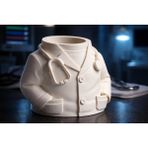 MakinoLab Doktor Kalemlik / Masa Düzenleyici - Laboratuvar Önlüğü (3d) - Beyaz