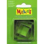 Makins Clay Makin's Clay Kesme Kalıbı 3 Parça Kare