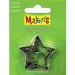 Makins Clay Makin's Clay Kesme Kalıbı 3 Parça Yıldız