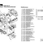 Makita 152362-3-1838 Motor rulman plakası, orijinal yedek parça 1911