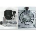 Makita 3709 Freze Için Şeffaf Gövde Alt Tabla Çoklu Seti