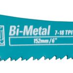 Makita B-05038 152 mm Metal 5 Adet Bi-Metal Tilki Kuruğu Kılıç Testere Bıçağı