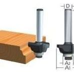 Makita D-09581 Rulmanlı Kordon Çift Kavisli Freze Bıçağı
