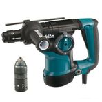 Makita HR2811FT 800 Watt 2.9 Joule 3.4 kg Elektropnömatik Delici Kırıcı (Led Işık + Titreşim Önleyici Arka Sap + Mandren)