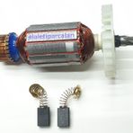 Makita Tipi Hs 7601 Endüvi Rotor Kollektör Ve Kömürü