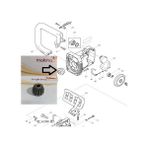 Makita UC3000A, UC3001A, UC3500A, UC3501A, UC4000A Elektrikli Zincirli Testere Metal Pinyon Dişli 225222010.