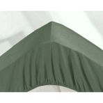 Makiteks %100 Pamuklu Yeşil 120X200+50X70 cm Tek Kişilik Lastikli Çarşaf Takımı - 120 x 200