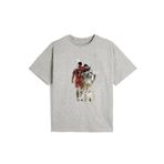 makiteks Pamuk Penye Erkek Çocuk Baskılı Tshirt Tişört 5 6 7 8 9 10 11 12 13 14 yaş Futbol Messi Ronaldo