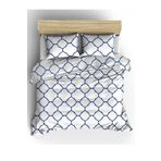 Makiteks Patra Geometrik 200x220 cm 2 Adet 50x70 cm Çift Kişilik Nevresim ve Yastik Kılıfı Seti