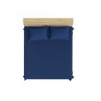 Makiteks Yüzde Yüz Pamuklu Lacivert Battal Boy 180X200 Cm Yüksek Kenarlı Lastikli Çarşaf Set