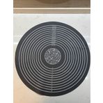 MAKKAM HOME | Silikon Pişirme Pasta Mat Seti, Ölçülerle Hamur Açma Seti Silikon Yapışmaz Mat, Pasta, Kabuk, Kurabiye, Ekmek, Hamur İşleri, Makarna için Mutfak Tezgah Matı Yuvarlak, Ölçülü (Siyah)