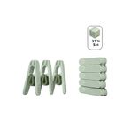 Makker Home 32'li Premium Plastik Yaysız Mandal, Kırılmaz Mandal, Çamaşır Mandalı, Yaysız Mandal, Poşet Klipsi
