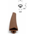 MAKPLASTİK FİTİL PROFİL P 113 Ahşap Kapı Kasa Fitili 6 Metre Kahverengi