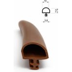 MAKPLASTİK FİTİL PROFİL P 159 Ahşap Kapı Kasa Fitili 6 Metre Kahverengi