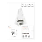 MAKPLASTİK FİTİL PROFİL P 187 Ahşap Kapı Kasa Fitili 30 Metre Beyaz