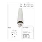 MAKPLASTİK FİTİL PROFİL P 189 Ahşap Kapı Kasa Fitili 30 Metre Gri