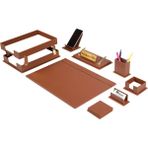 Makro Ofis Liya Sümen Takımı 10 Parça Taba Çift Evrak Raflı - 50x37x9
