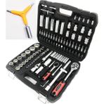 Makro Yapı 108 Parça 1/4" ve 1/2" Lokma ve Bits Tornavida Takımı