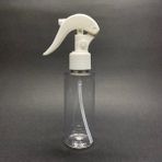 Makrobay 10 Adet 100 ml Şeffaf Sprey Şişe - Beyaz Başlıklı Pet Plastik Boş Ambalaj | Dezenfektan, Kolonya