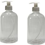 Makrobay 2 Adet 500 ml Sabun,dezenfekten Pompalı Boş Pet Şişe