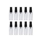 makrobay 50ML - 10 Adet - Şeffaf Boş Plastik Pet Şişe MBS50S