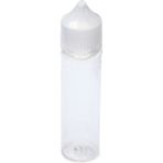 Makrobay 60 ml Gorilla - Pet Da mlalık Şişe - Likit - Şeffaf - Şeffaf Kilit Kapaklı - Boş Şişe 25 Adet
