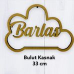 Makrome İçin Ham Kasnak Ahşap Kapı Süsü İsimlik Yenidoğan Hediyelik Mdf (32 cm)