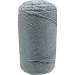 Makrome Ipi 3 mm Polyester Gri Simli