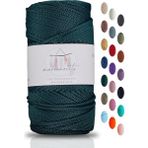 Makromecity Premium 100 gr Polyester Makrome Ipi Nefti Yeşil 2mm - 120 M Supla Ip ve Çanta Ipliği