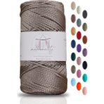 Makromecity Premium 100 Gr Polyester Makrome Ipi Vizon 2mm - 120 M Supla Ip Ve Çanta Ipliği