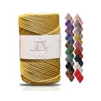 Makromecity Premium 250 gr 3mm Polyester Makrome Ipi Hardal 120 M Supla Ip Ve Çanta Ipliği