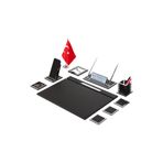 Makroofis Lina Sümen Takımı 11 Parça Siyah Full Set