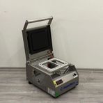 Makropack Manuel Kase Yapıştırma Makinesı Paslanmaz 2 Bölmeli Tabak Yemek Kapatma Makinesi