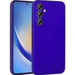 Maks Technology Galaxy A35 Kılıf MKST Premier Silikon Kapak - Saks Mavi