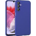 Maks Technology Galaxy M34 5G Kılıf MKST Premier Silikon Kapak - Saks Mavi