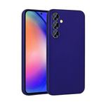 Maks Technology Galaxy S25 FE Kılıf MKST Premier Silikon Kapak - Saks Mavi